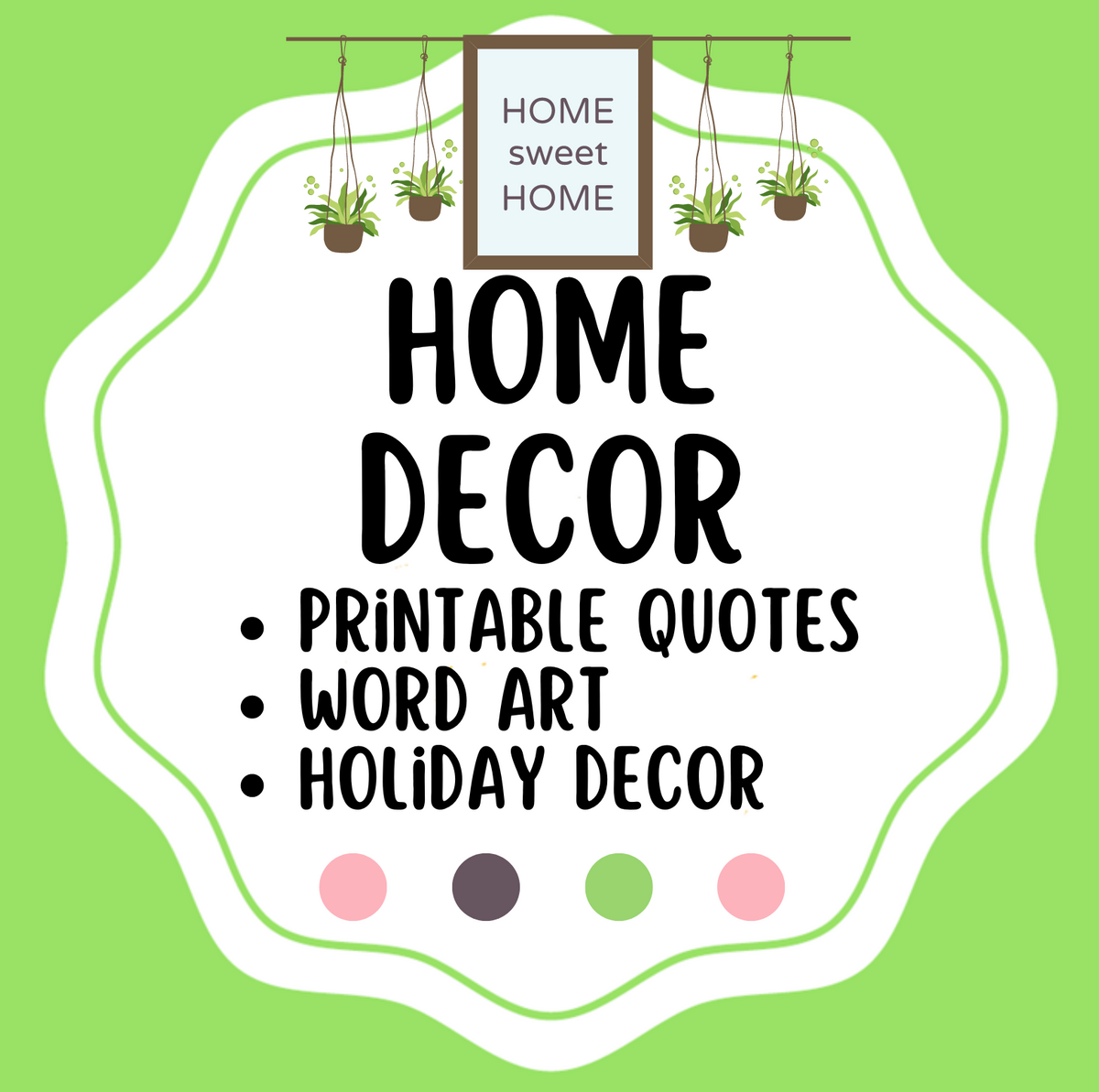 WORD ART HOME DECOR Printables Printable Quotes PrintAParty