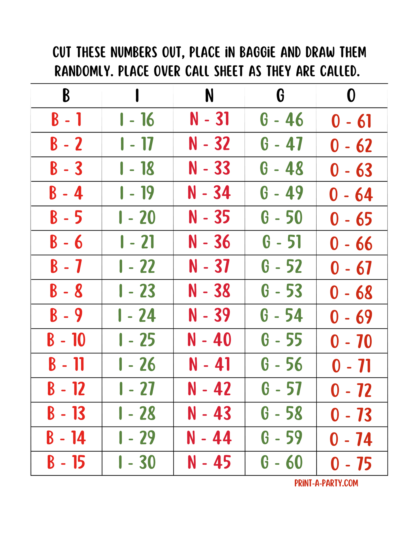 BINGO: Printable Christmas Holiday Bingo Game – Fun Holiday Activity for Parties, Classrooms and Family Fun