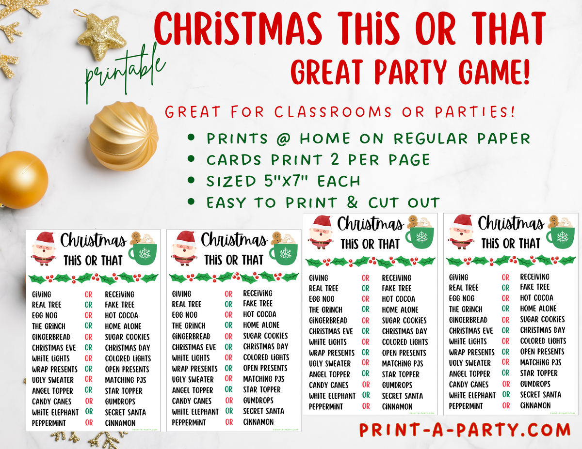 10 Awesome Games to Play at Your Christmas or Holiday Party - PaperDirect  Blog