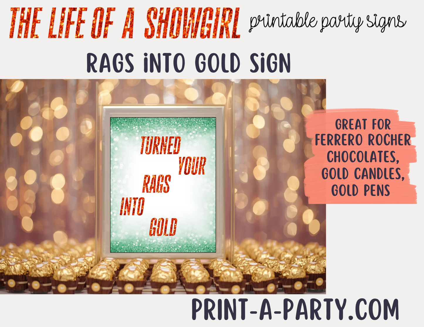 Swiftie Party Signs - Printable Taylor Swift Life of a Showgirl Party Signs – Swiftie Party Decorations