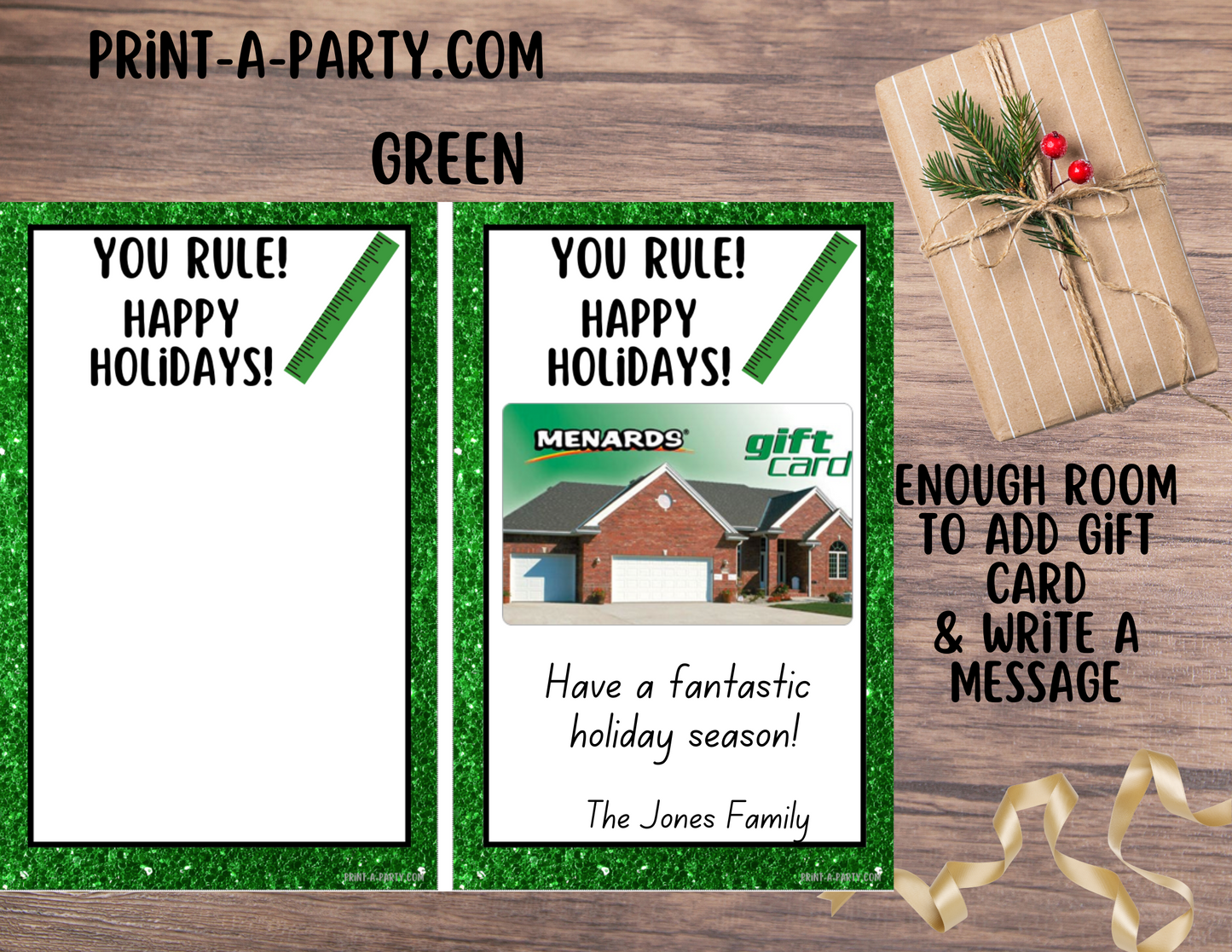 GIFT CARD Printable Home Improvement Gift Card Holders – DIY & Fix-It Themed Templates