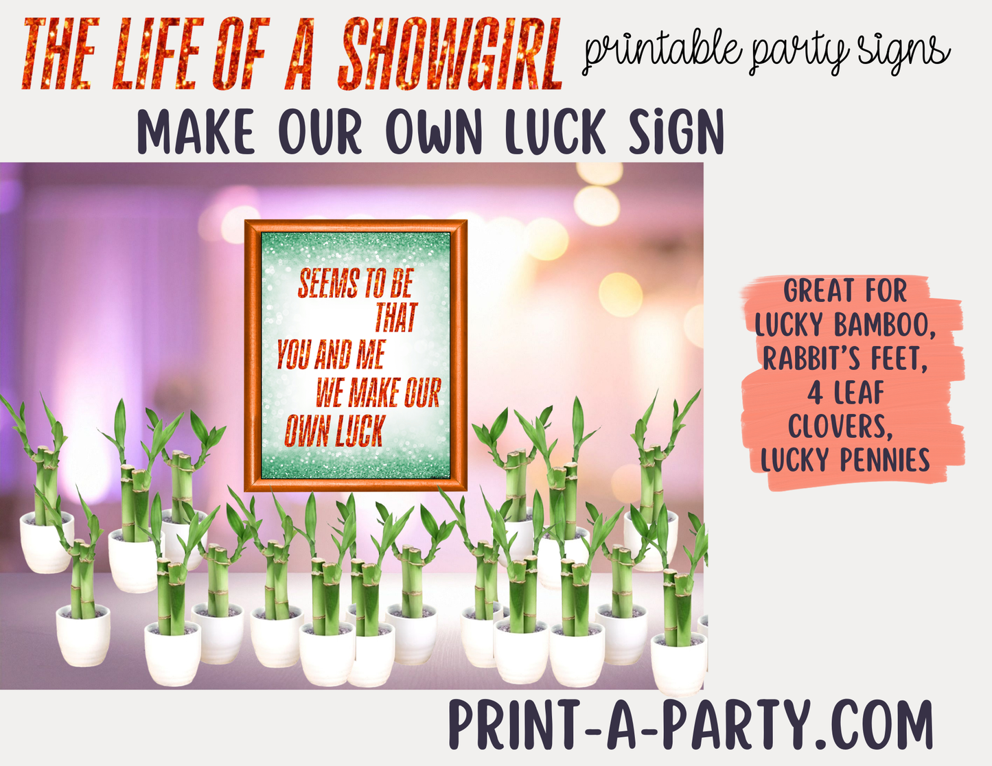 Swiftie Party Signs - Printable Taylor Swift Life of a Showgirl Party Signs – Swiftie Party Decorations