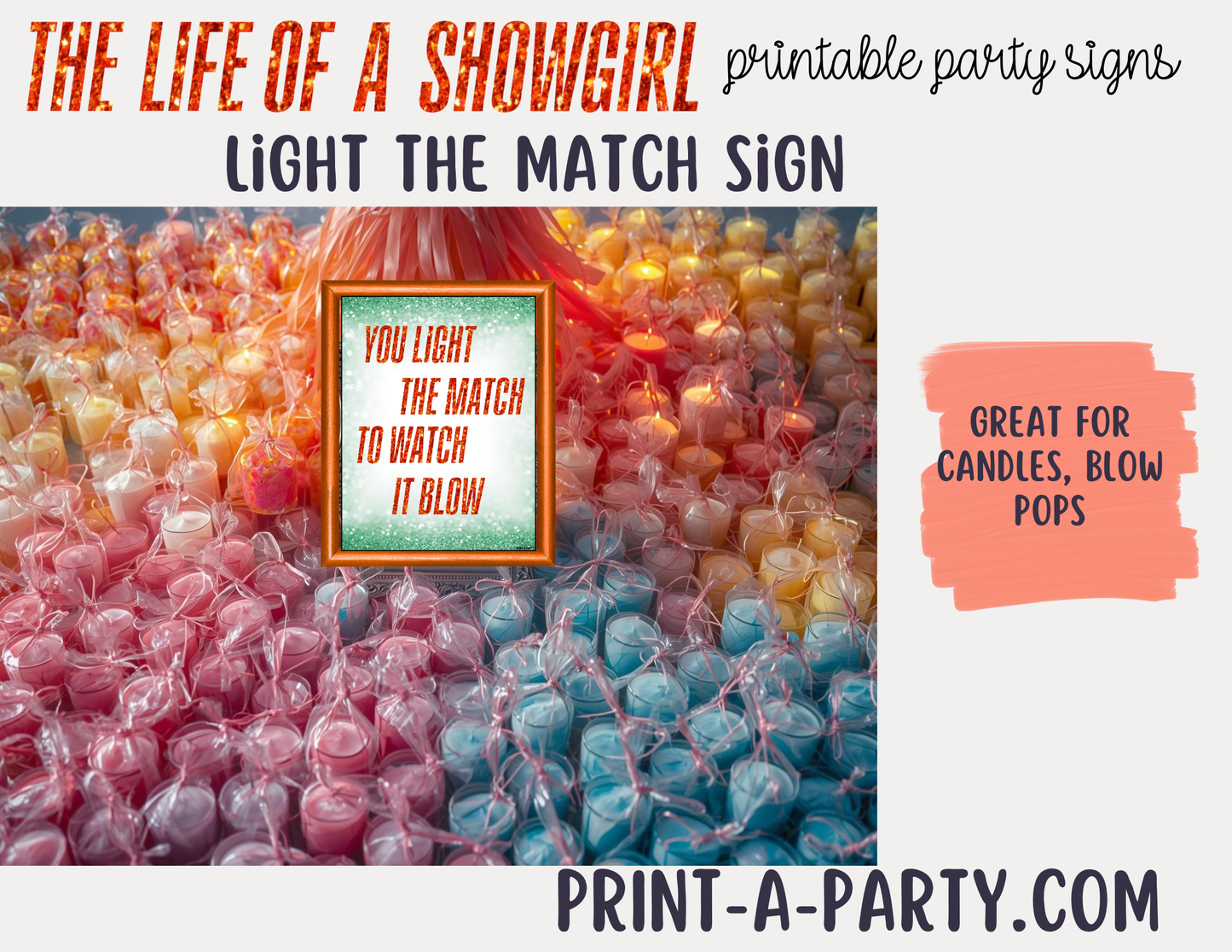 Swiftie Party Signs - Printable Taylor Swift Life of a Showgirl Party Signs – Swiftie Party Decorations