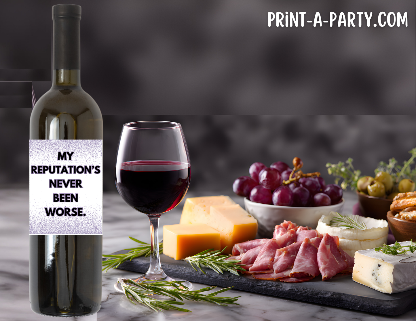 Taylor Swift-Inspired Printable Wine Labels | Funny Swiftie Wine Bottle Labels
