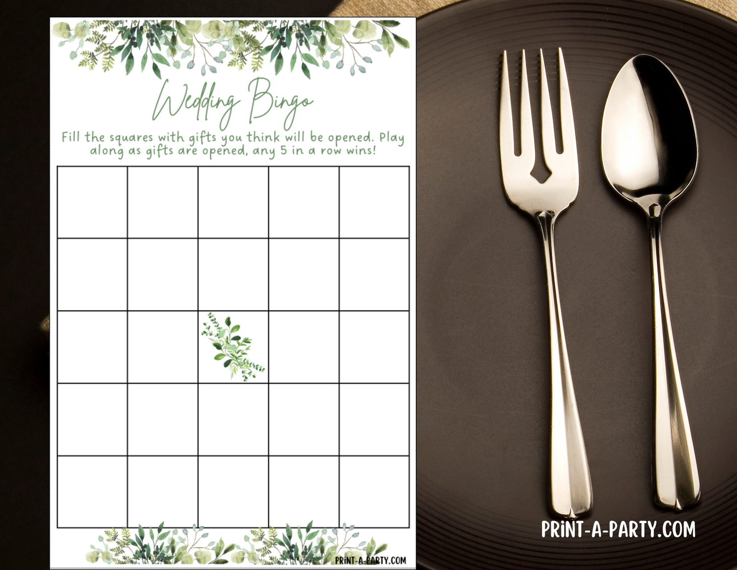 Bridal Shower: Printable GARDEN Bridal Shower Game Bundle - Instant PDF Download