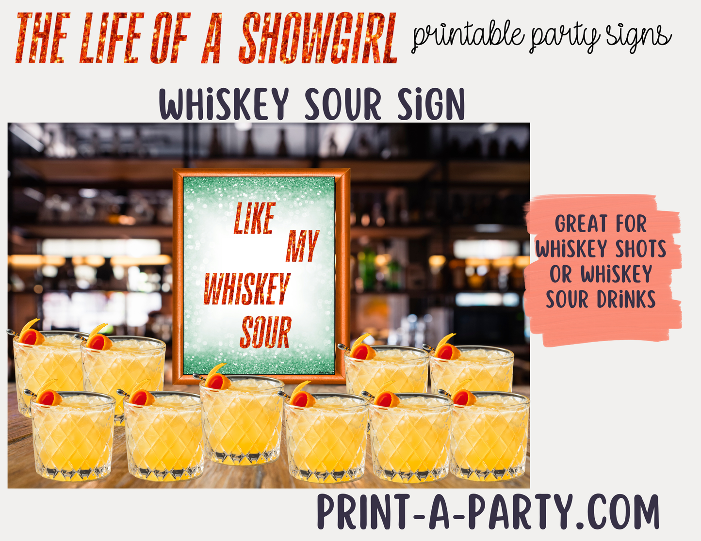 Swiftie Party Signs - Printable Taylor Swift Life of a Showgirl Party Signs – Swiftie Party Decorations