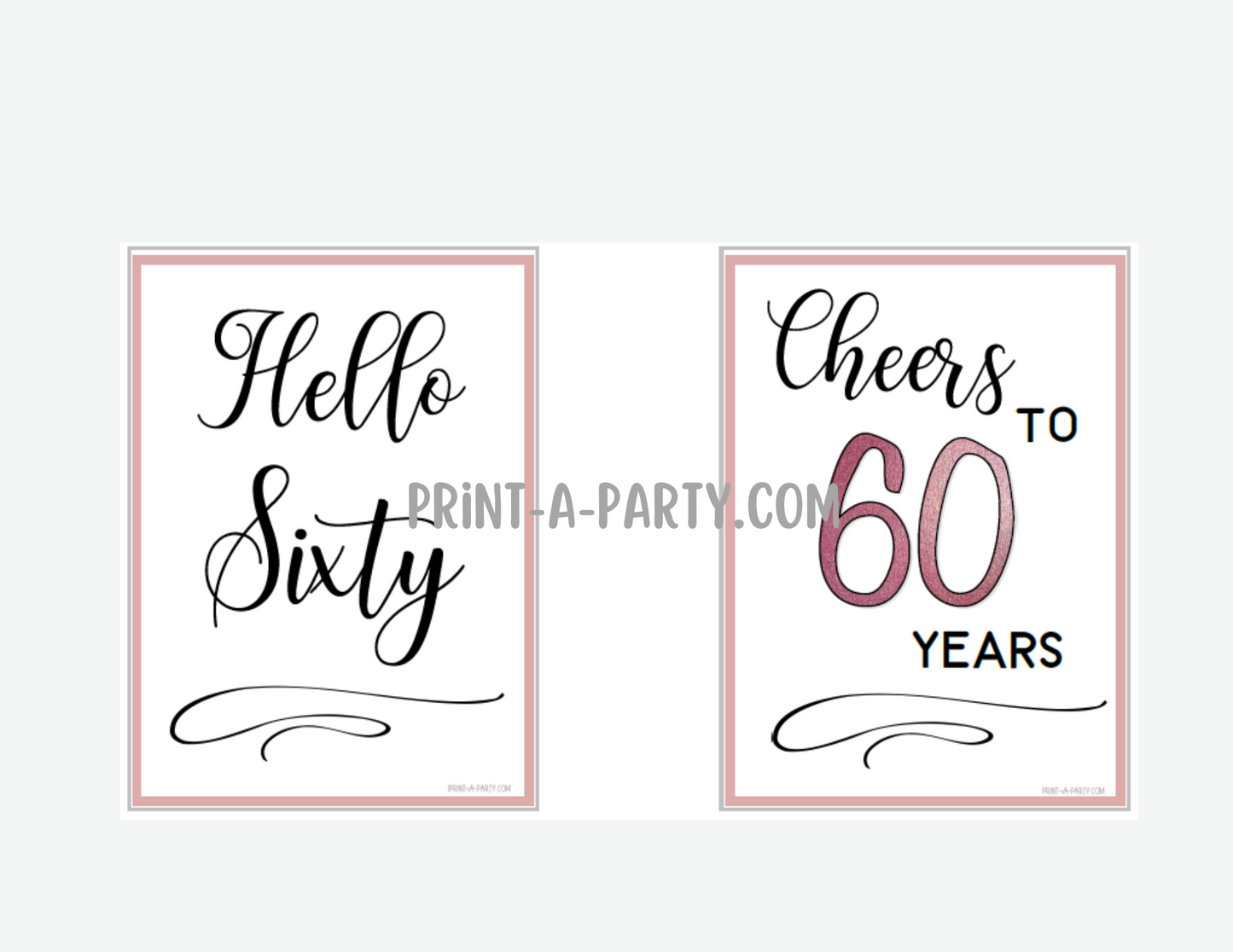 WINE LABELS: 60th Birthday (6) Birthday Wine | 60th Birthday Gift Idea | 60th Birthday Wine