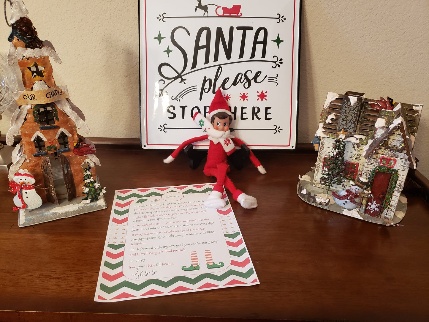 ELF KIT - Printable Elf Tent Cards – 32 Notes & 2 Letters from Your Holiday Elf