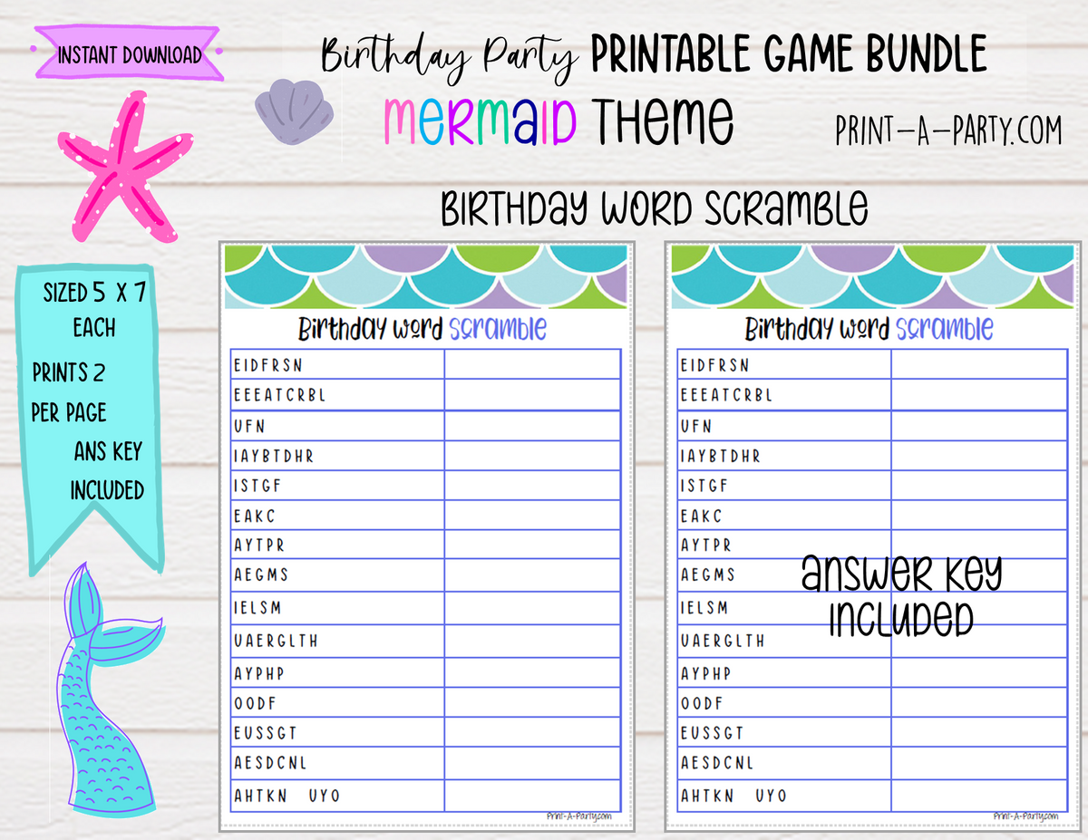 Mermaid Birthday Party - Play Mermaid Birthday Party Game online at Poki 2