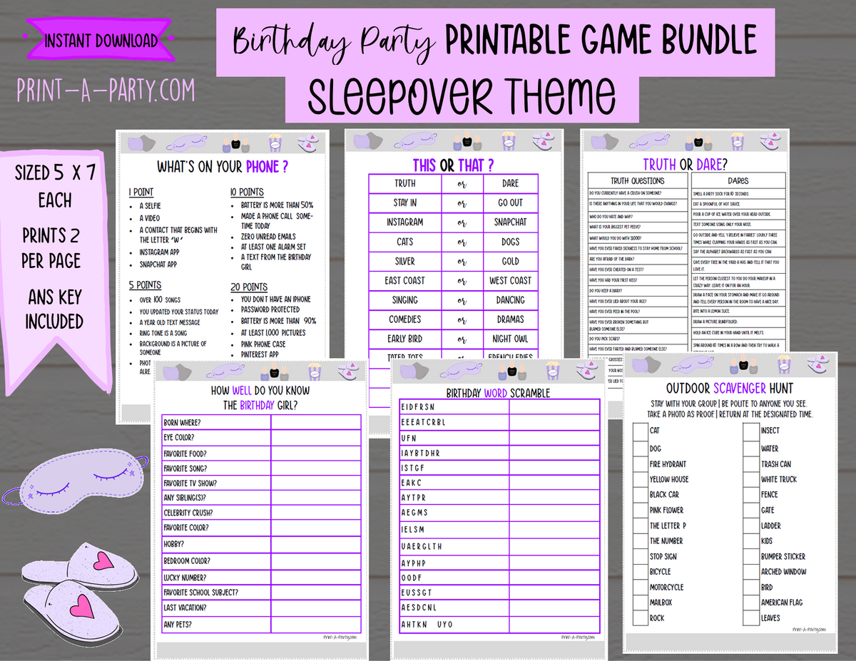 Sweet 16 Party Games