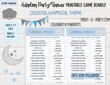 Adoption Party Shower Games | Whimsical Sky | Celestial Adoption Party Theme | Adoption Shower Games | Sun | Moon | Stars | Cloud | Altbash | adoption | INSTANT DOWNLOAD