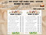 GAMES for Baby Shower | Woodland Shower Theme | Woodland Shower Games | Forest Animals | INSTANT DOWNLOAD
