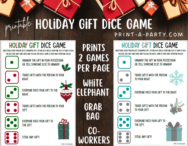 DICE GAME | Holiday Dice Game | Christmas Dice Game | Pass The Present