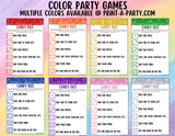 GAMES: COLOR PARTY PURPLE THEME | Color Party | Purple Party Games | Purple Party Ideas | INSTANT DOWNLOAD