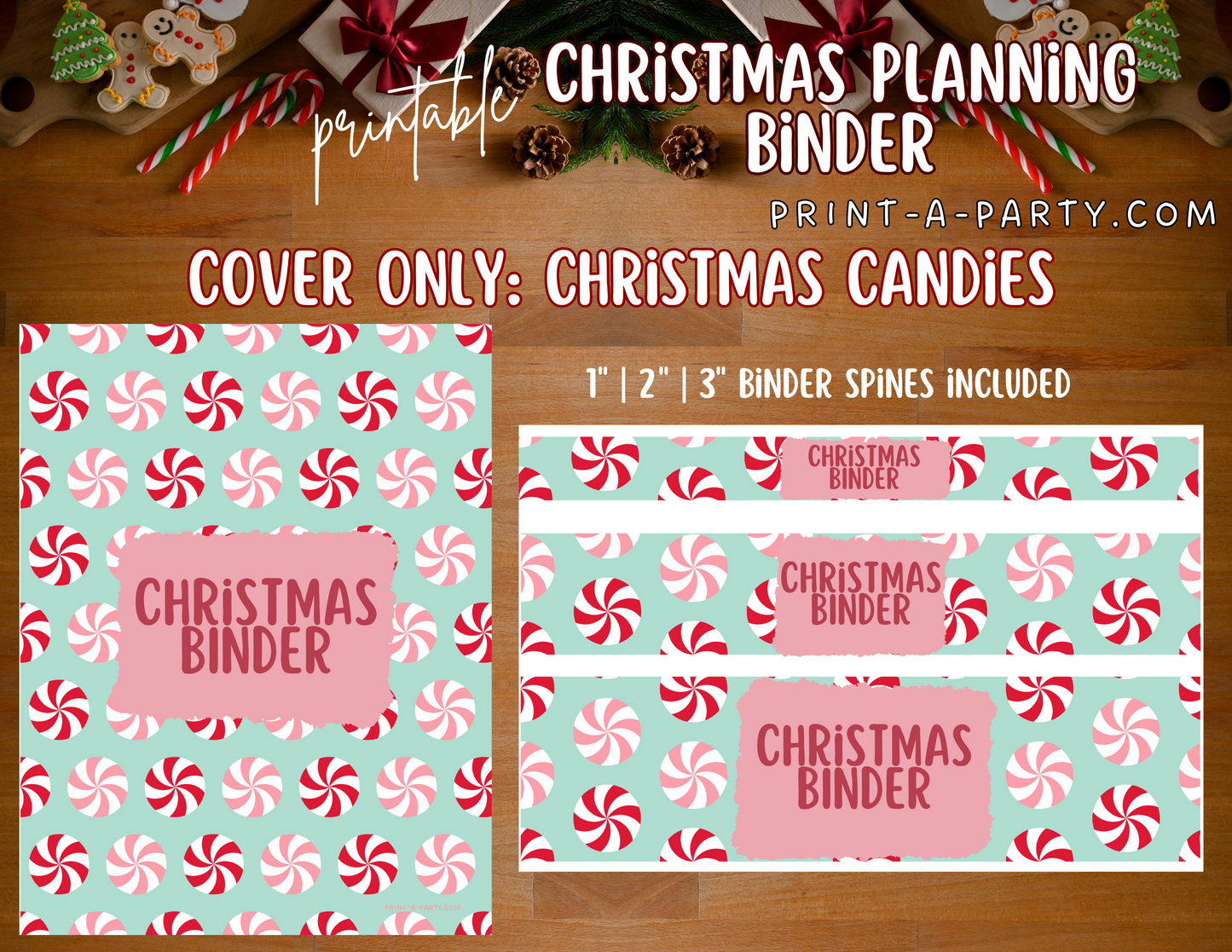 Christmas Binder: Christmas Organization Planner | Christmas Organization Binder | INSTANT DOWNLOAD - 17 pages!