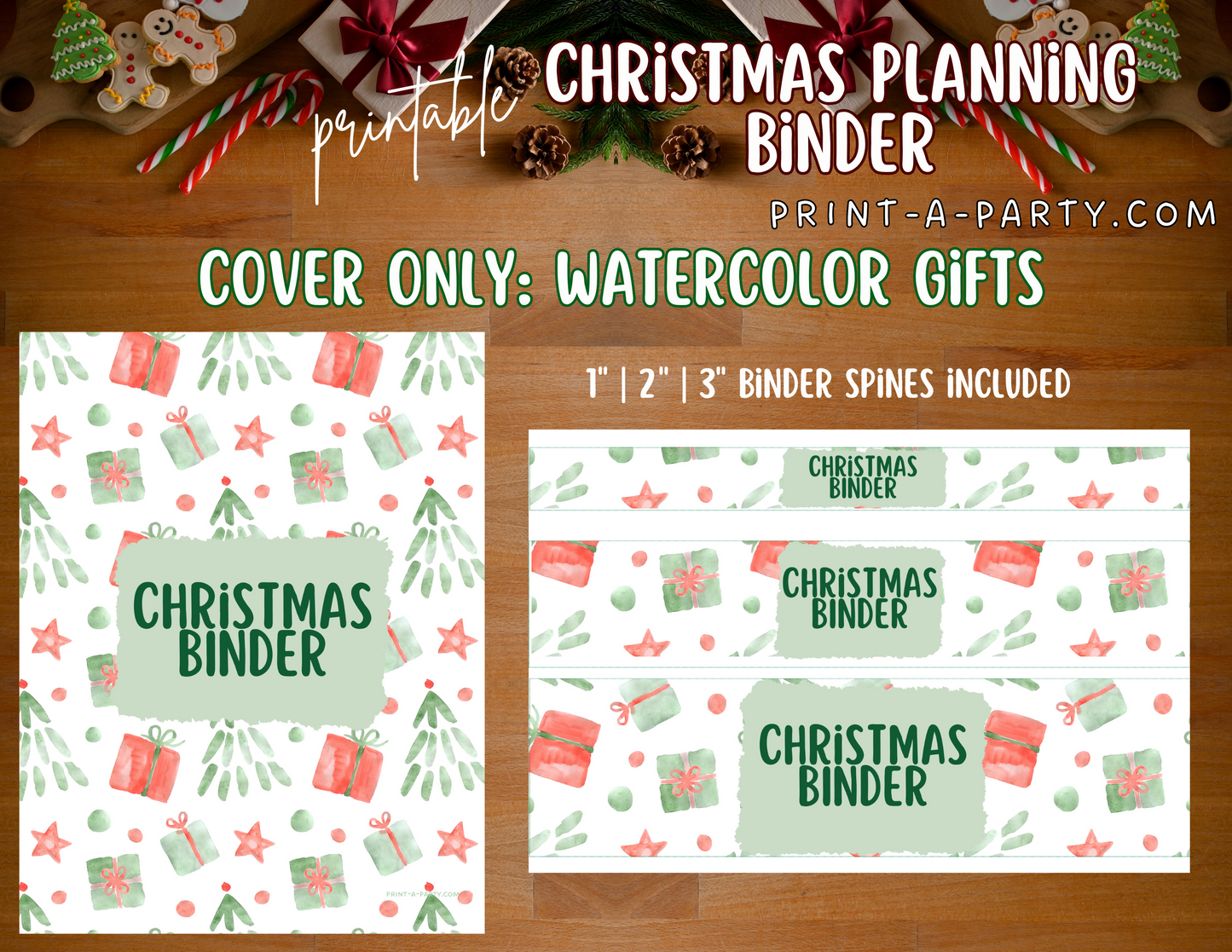 Christmas Binder: Christmas Organization Planner | Christmas Organization Binder | INSTANT DOWNLOAD - 17 pages!