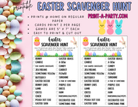 Scavenger Hunt: Easter | Bunny | Jellybeans | Easter Eggs | Easter Sunday - INSTANT DOWNLOAD