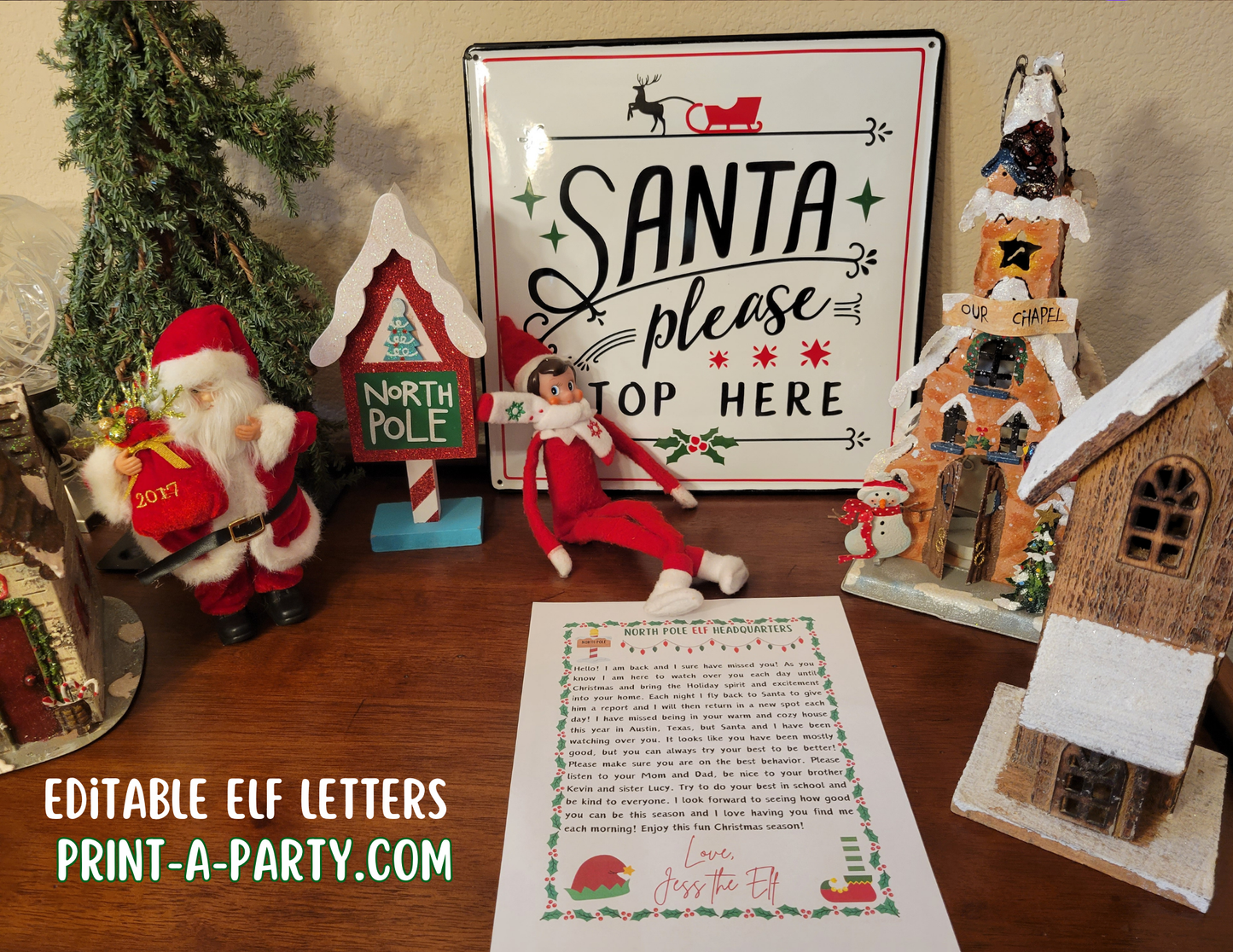 ELF - Editable Elf Note Pack - Printable Christmas Elf Letters