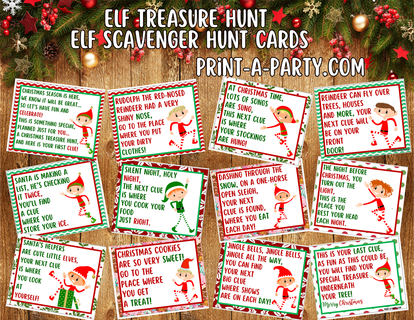 ELF TREASURE HUNT | Elf Scavenger Hunt | MALE ELF W LIGHT SKIN TONE | Elf Activity | Christmas Elf Arrival