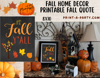 PRINTABLE QUOTE | Instant Art | Word Art | It's Fall Y'All | INSTANT DOWNLOAD | Fall | Word Art | Home Decor