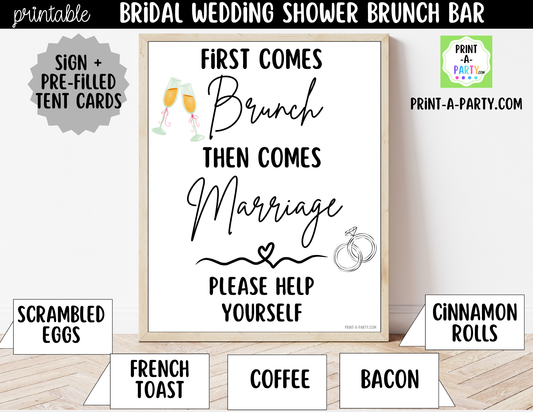 First Comes Brunch Then Comes Marriage | Brunch Bar Kit