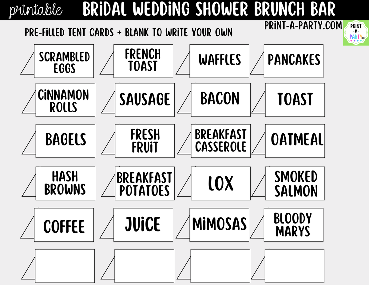 First Comes Brunch Then Comes Marriage | Brunch Bar Kit