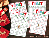BINGO: Gingerbread |TREAT Bingo | Holiday | Christmas | Classrooms | Parties | Birthday | 30, 40, or 50 cards - INSTANT DOWNLOAD