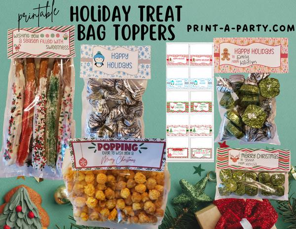 Easy, Cheap Neighbor Gift Idea (with 5 Inch Christmas Treat Bag Topper!)!)