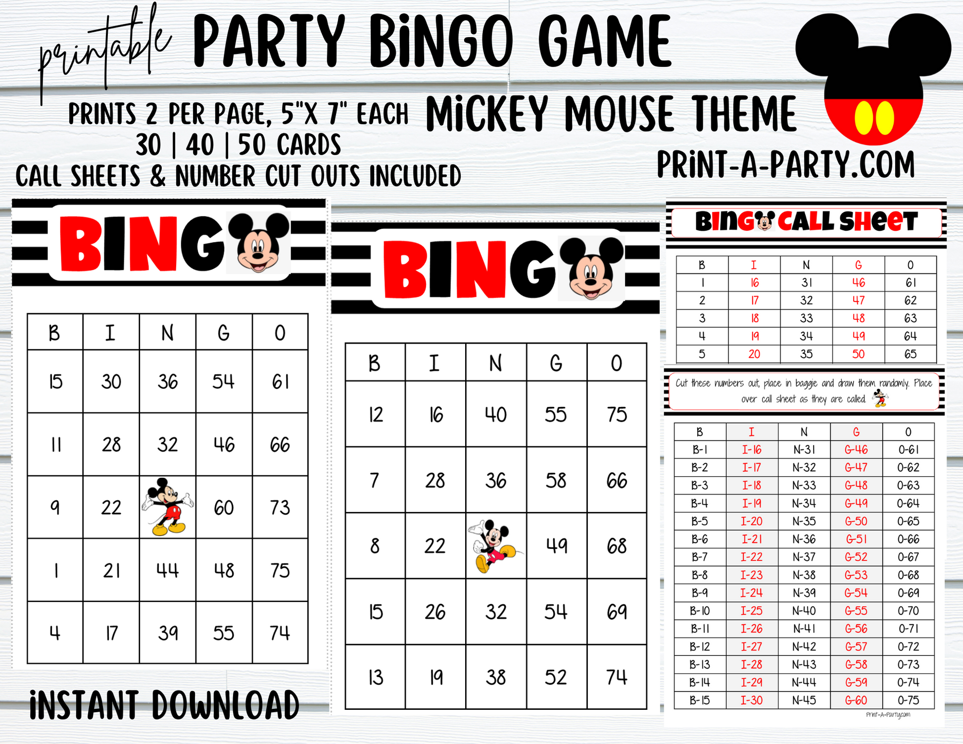 mickey-mouse-bingo-game-instant-download-parties-classroom-printaparty for Free Mickey Mouse Classroom Printables Mickey Mouse Bingo Game - INSTANT DOWNLOAD - Parties, Classroom – PrintAParty for Free Mickey Mouse Classroom Printables