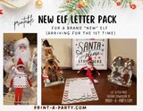 ELF Printable Letter Notes Pack | BRAND NEW Elf | Elf Welcome & Goodbye Letters | Blank Letters and Notes to promote or praise behavior - INSTANT DOWNLOAD