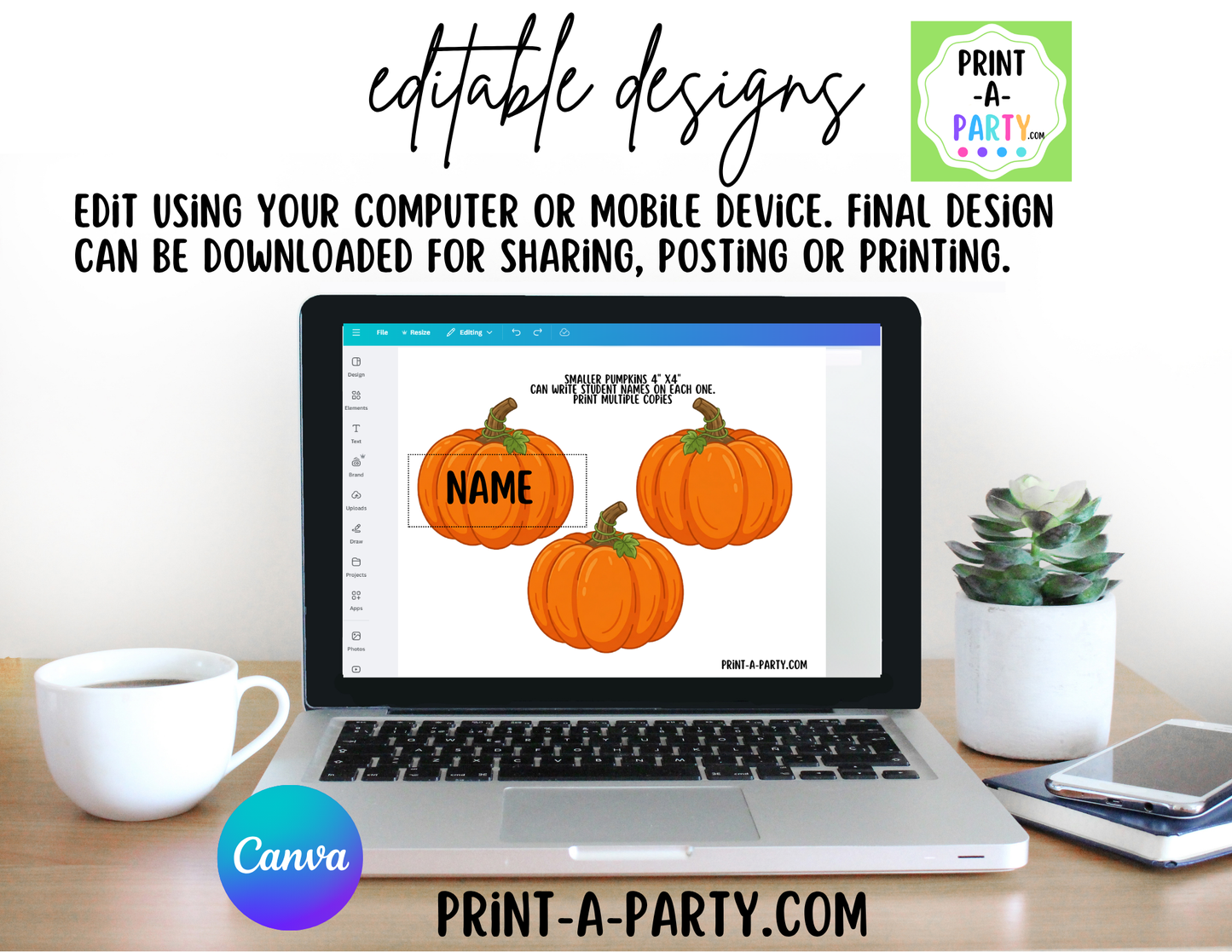 Fall Pumpkin-themed Printable Classroom Decor Kit for Doors, Boards, Hallways - A Patch of Great Learners