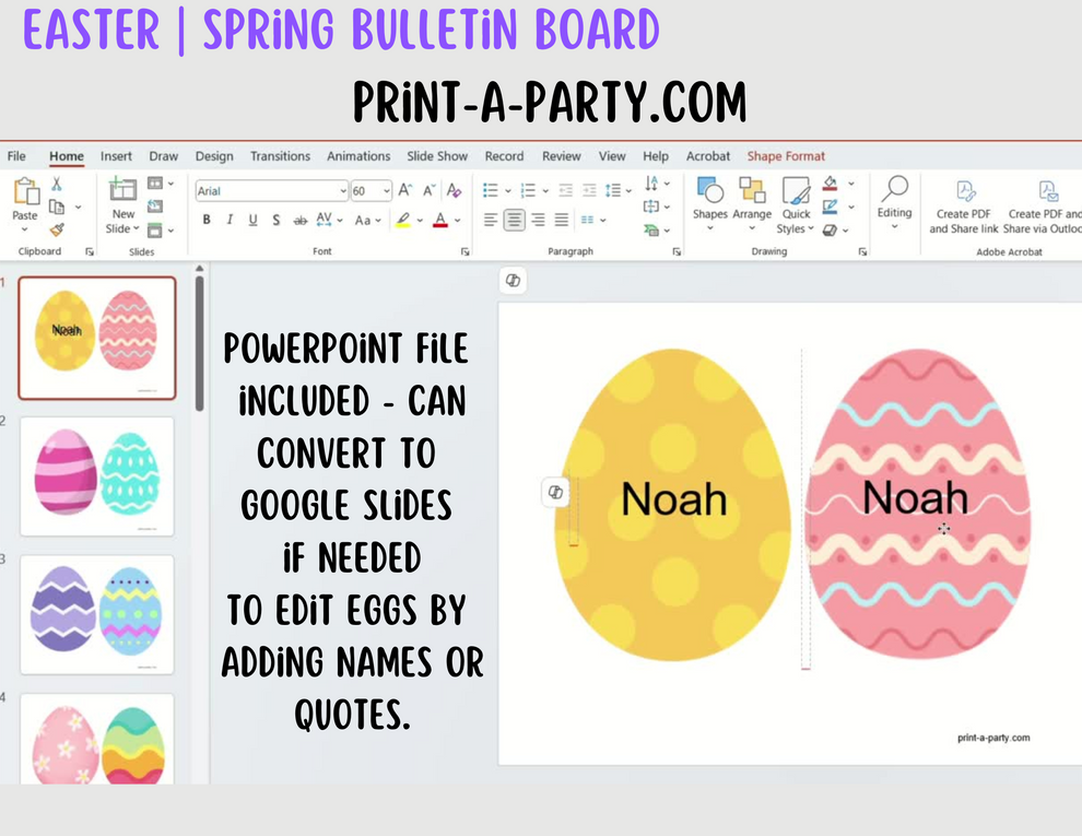Easter Bulletin Board Kit | Spring Classroom Decor, Printable Classroo ...