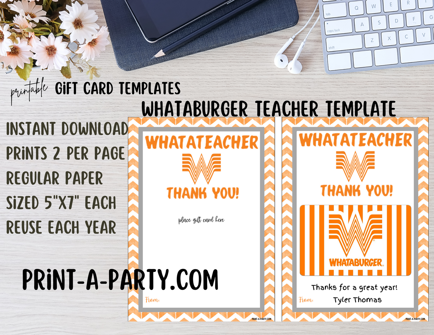 GIFT CARDS: Teacher or Staff Appreciation Gifts | Teacher Appreciation Week | End of Year Teacher Gifts | RESTAURANTS | Teacher Gift Cards | Whataburger | Tacos | Tea | Pasta | Burgers | Chik Fil A