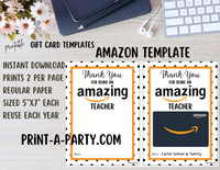 GIFT CARDS: Teacher or Staff Appreciation Gifts | Teacher Appreciation Week | End of Year Teacher Gifts | Teacher Gift Cards | Amazon | Apple | Target | Starbucks