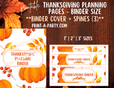 Thanksgiving Organization Binder: Thanksgiving Hosting Binder | Thanksgiving Binder | INSTANT DOWNLOAD - 16 pages!