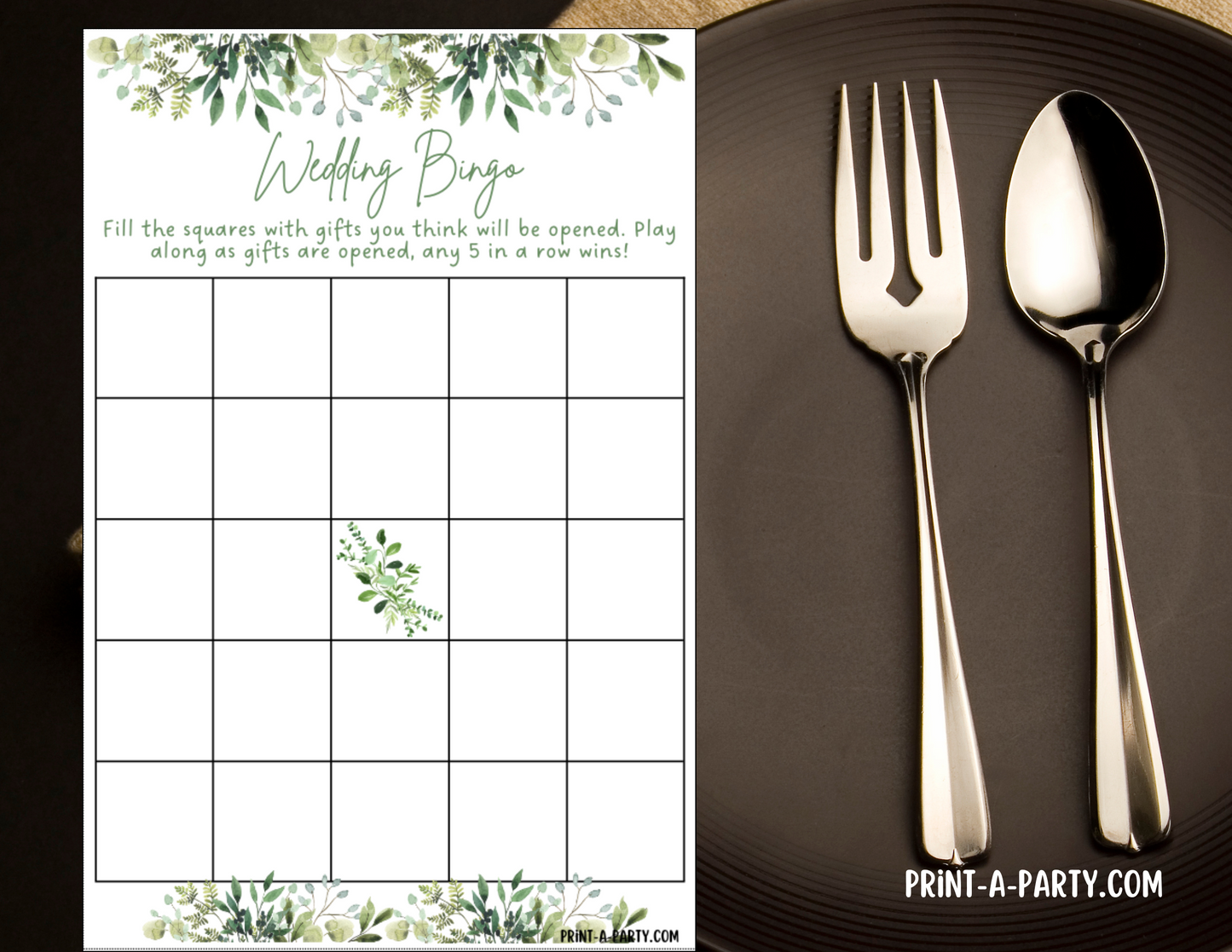 GAME BUNDLE:  Bridal Wedding Shower Engagement Party Game Bundle | Garden Greenery Wedding | Garden Wedding Theme | Printable