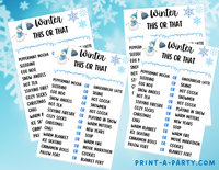 THIS OR THAT GAME | Winter This or That | Holiday Game | Winter Game | Christmas Party Game | Christmas Classroom
