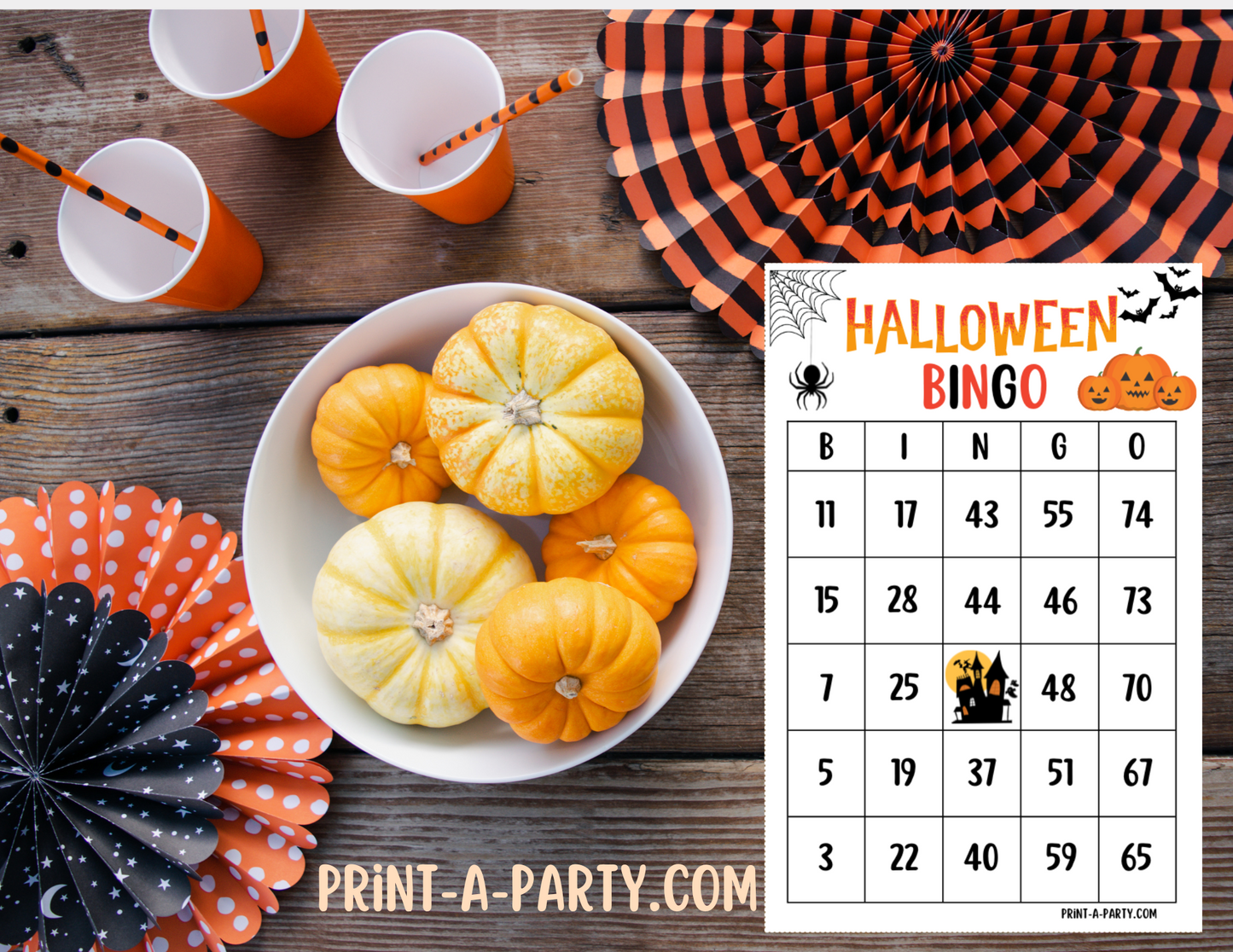 BINGO: Halloween Bingo Game Printable – Instant Download for Classrooms, Parties & Family Fun
