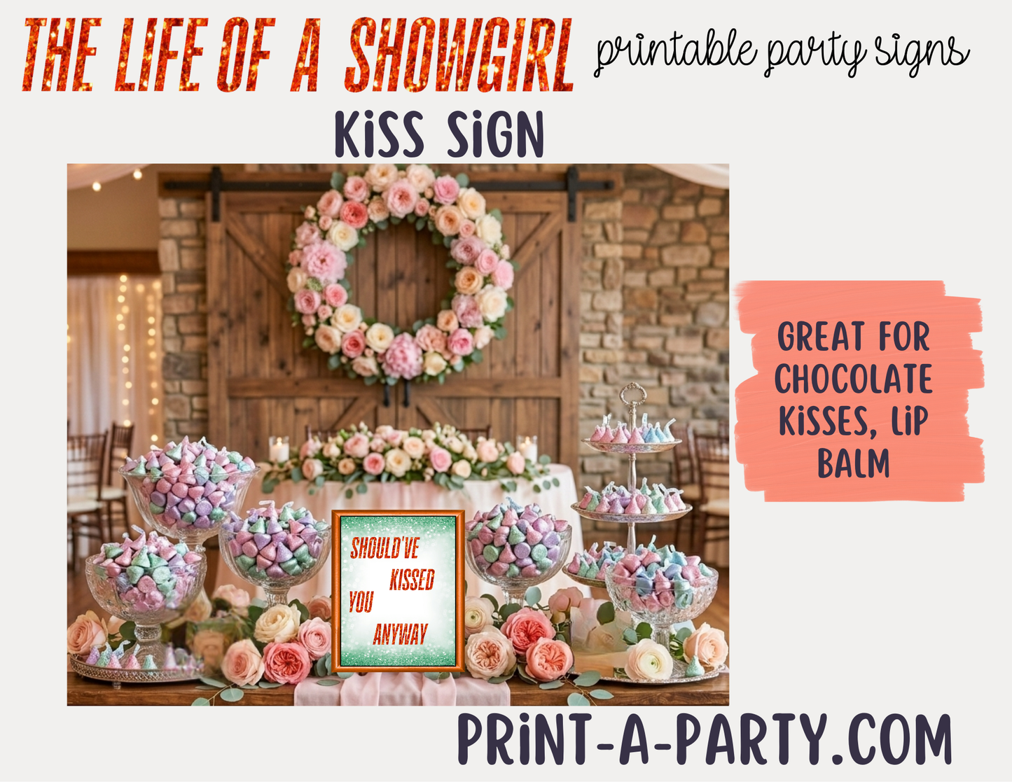 Taylor Swift Printable Life of A Showgirl Party Signs, Party Food or Favor Decor, Lyric Signs, 8x10 Instant Download PDF
