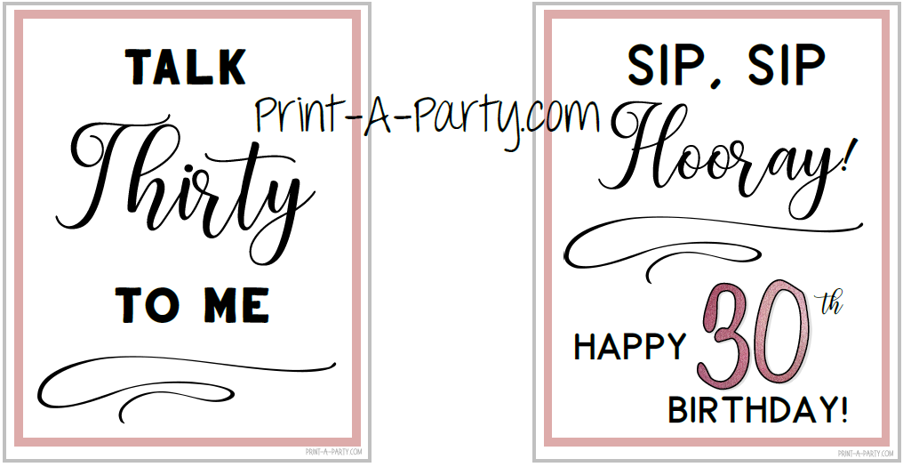 WINE LABELS: 30th Birthday (6) Birthday Wine | 30th Birthday Gift Idea | 30th Birthday Wine