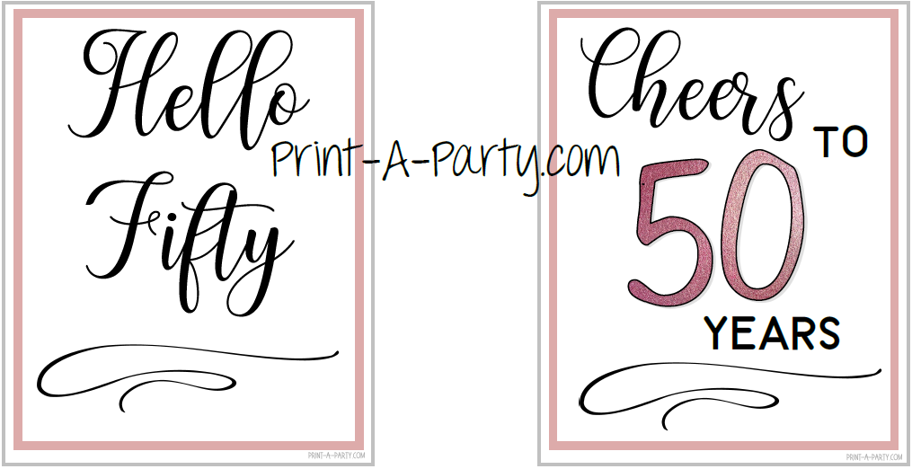 WINE LABELS: 50th Birthday (6) Birthday Wine | 50th Birthday Gift Idea | 50th Birthday Wine