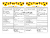 GAME BUNDLE: Birthday Party Game Bundle | Sunflower Theme | Sunflower Party | INSTANT DOWNLOAD |