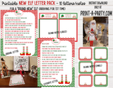 ELF Printable Letter Notes Pack | BRAND NEW Elf | Elf Welcome & Goodbye Letters | Blank Letters and Notes to promote or praise behavior - INSTANT DOWNLOAD