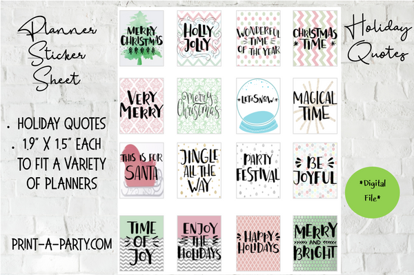 Happy Holidays Stickers 1.5
