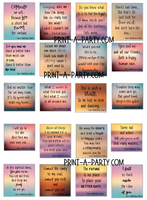 PLANNER STICKERS: Dave Matthews Band Lyrics | INSTANT DOWNLOAD | Fits a variety of planners! Erin Condren, Happy Planner and more