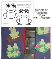CLASSROOM DECOR | Door Decoration | Bulletin Board Kit - Frog Theme (Welcome to our Pad)