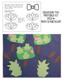 CLASSROOM DECOR | Door Decoration | Bulletin Board Kit - Frog Theme (Welcome to our Pad)