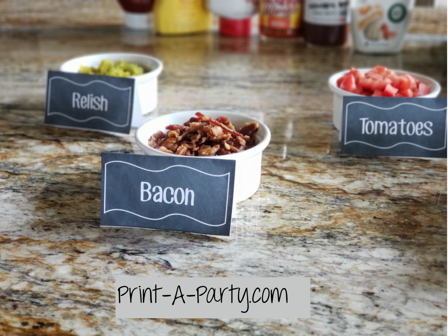 HOT DOG BAR | HOT DOG STATION Setup | Hot Dog Sign | Hot Dog Labels | Make Your Own Hot Dogs Buffet | Food Station for Party | Food Bar for Party | 4th of July | Summer Parties | Instant Download Printable