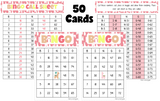 BINGO: Llamas | Classrooms | Parties | Birthday | 30, 40, or 50 cards - INSTANT DOWNLOAD
