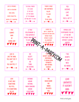 PLANNER STICKERS: Love Quotes | INSTANT DOWNLOAD | Fits a variety of planners! Erin Condren, Happy Planner and more